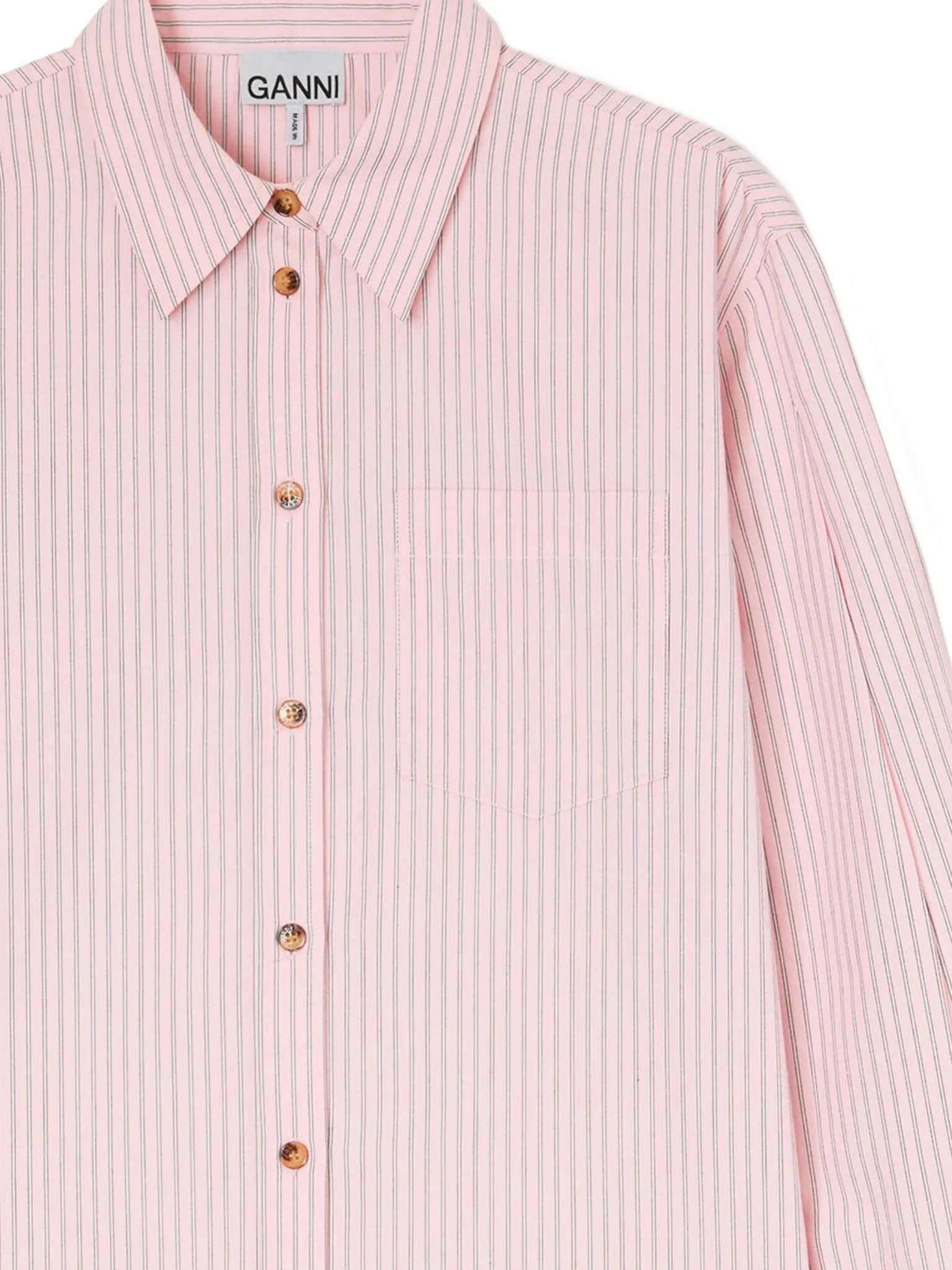 [GANNI] Shirts Long Sleeve SS26 A1040070868