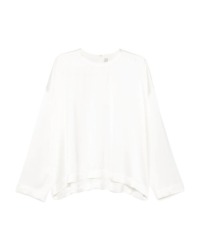 [TOTEME] T-shirts Long Sleeve SS26 261WRT0656FB0546047