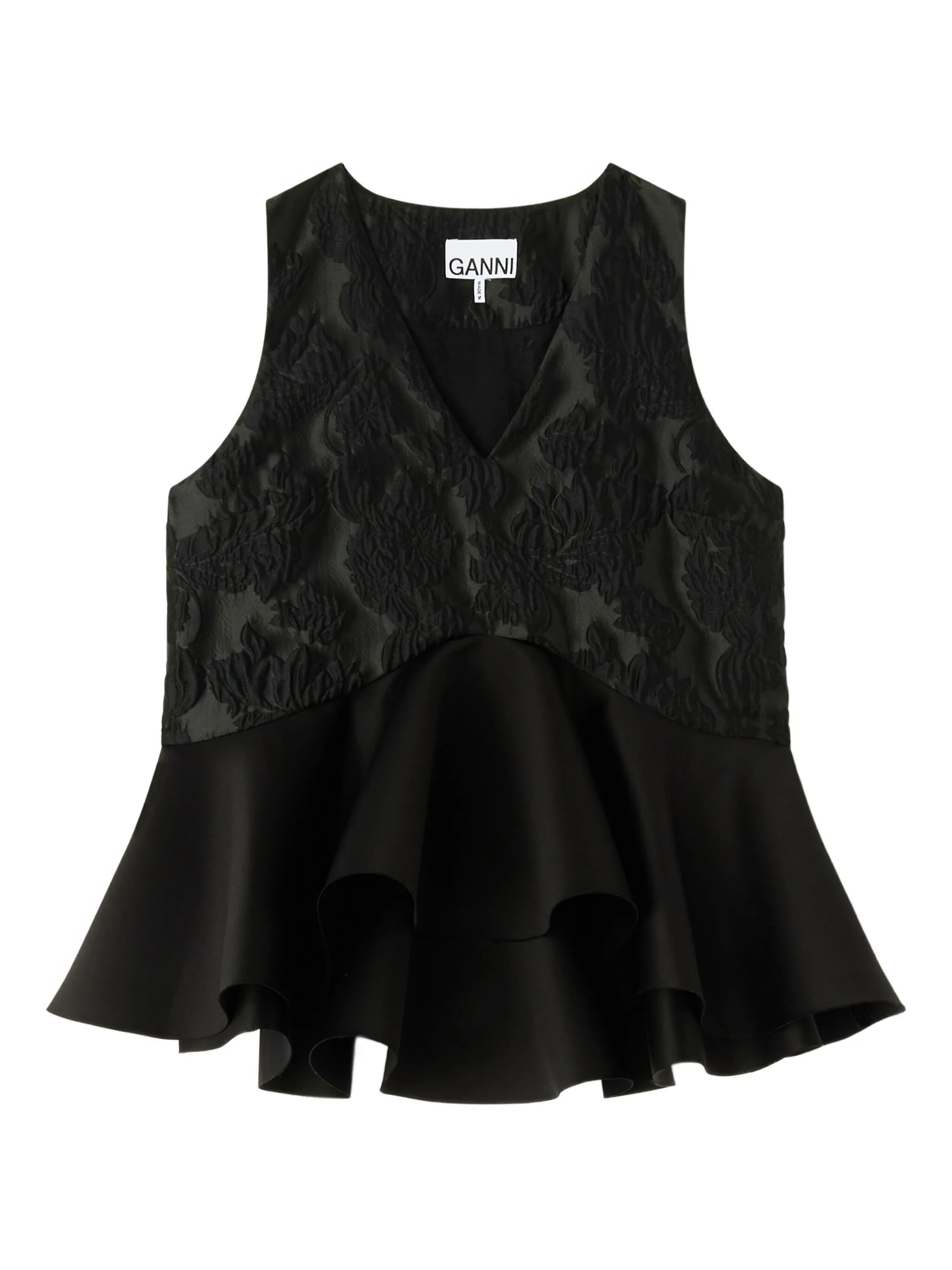 [GANNI] Shirts Sleeveless SS26 A1040097099