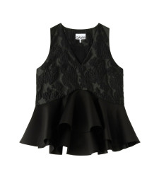 [GANNI] Shirts Sleeveless SS26 A1040097099