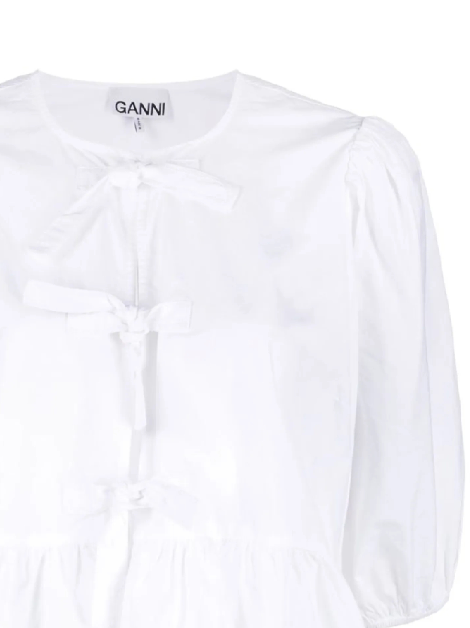 [GANNI] Shirts Short Sleeve SS26 F7364151