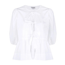 [GANNI] Shirts Short Sleeve SS26 F7364151