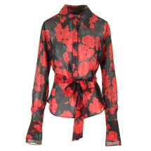 [Equipment] Blouse FW24 T0168A0130TRUE BLACK MULTI