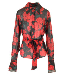 [Equipment] Blouse FW24 T0168A0130TRUE BLACK MULTI