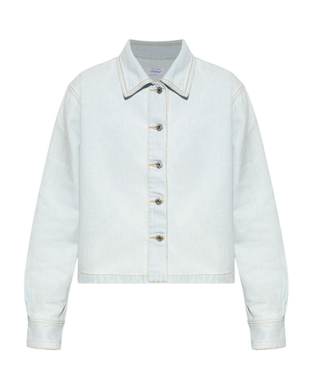 [Off White] Shirts Long Sleeve FW25 OWYD013F25DEN0024301