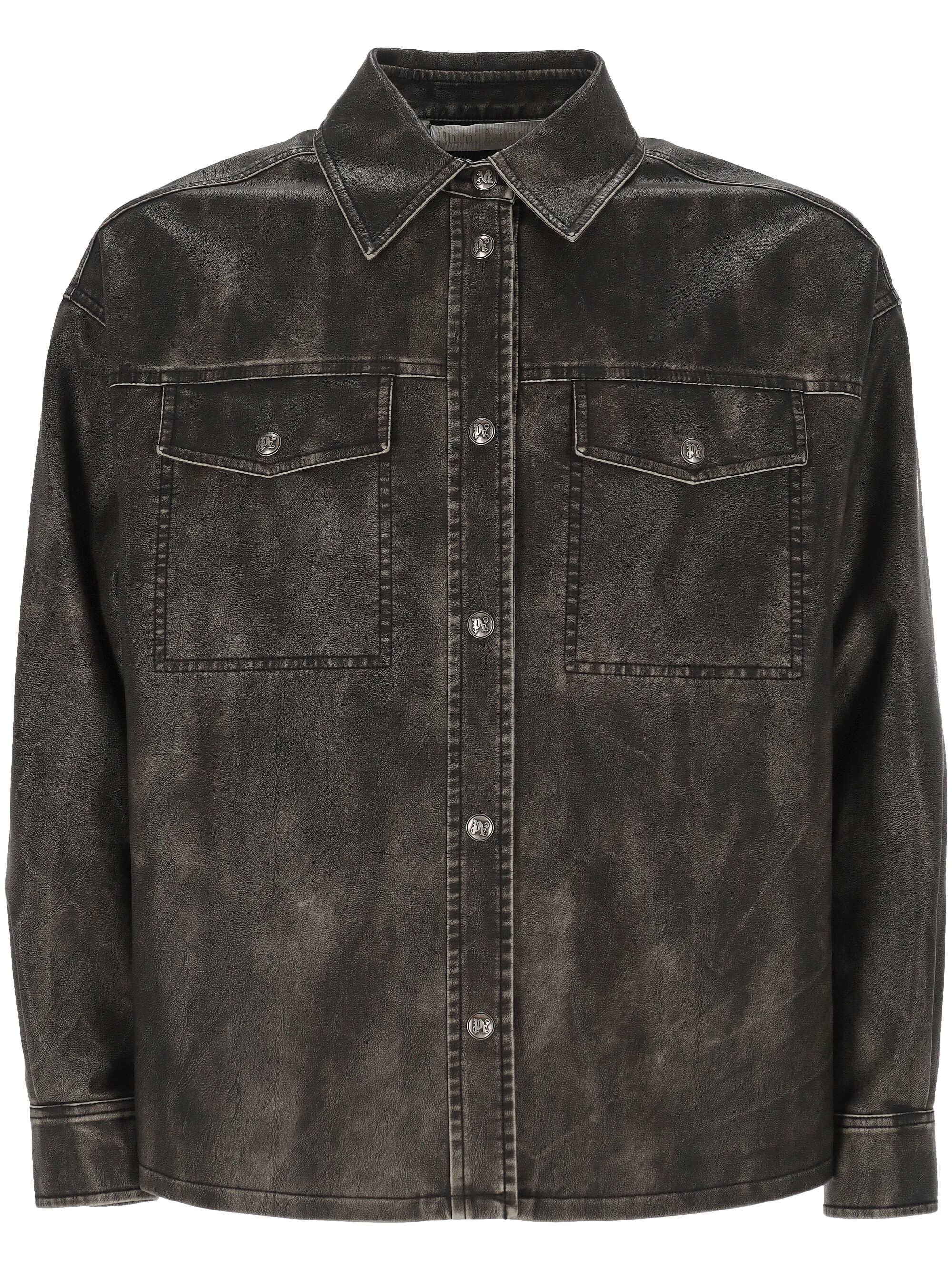 [Palm Angels] Shirts Long Sleeve FW25 PWJE009F25FAB0010710