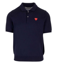 [COMME DES GARCONS PLAY] Shirts Short Sleeve SS24 AX-N094-0512-NAVY