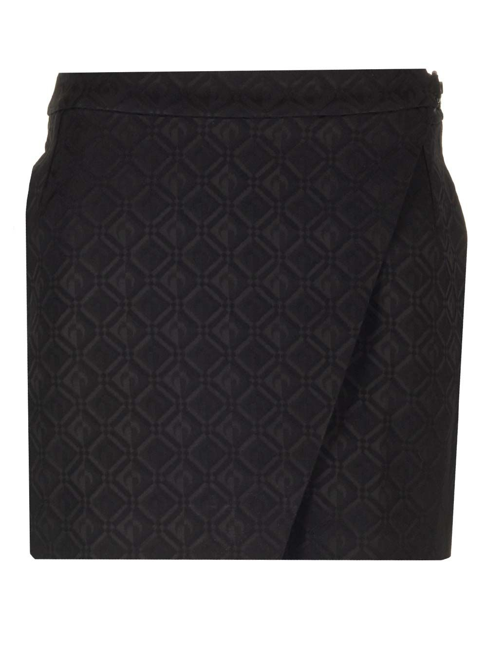 [MARINE SERRE] Mini skirt SS24 WSK035 CWOV0024BK99