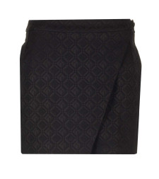 [MARINE SERRE] Mini skirt SS24 WSK035 CWOV0024BK99