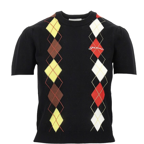 [GANNI] T-shirts FW26 A1040295.099-099