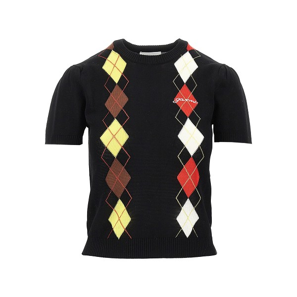 [GANNI] T-shirts FW26 A1040295.099-099