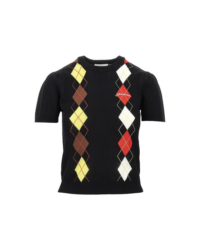 [GANNI] T-shirts FW26 A1040295.099-099