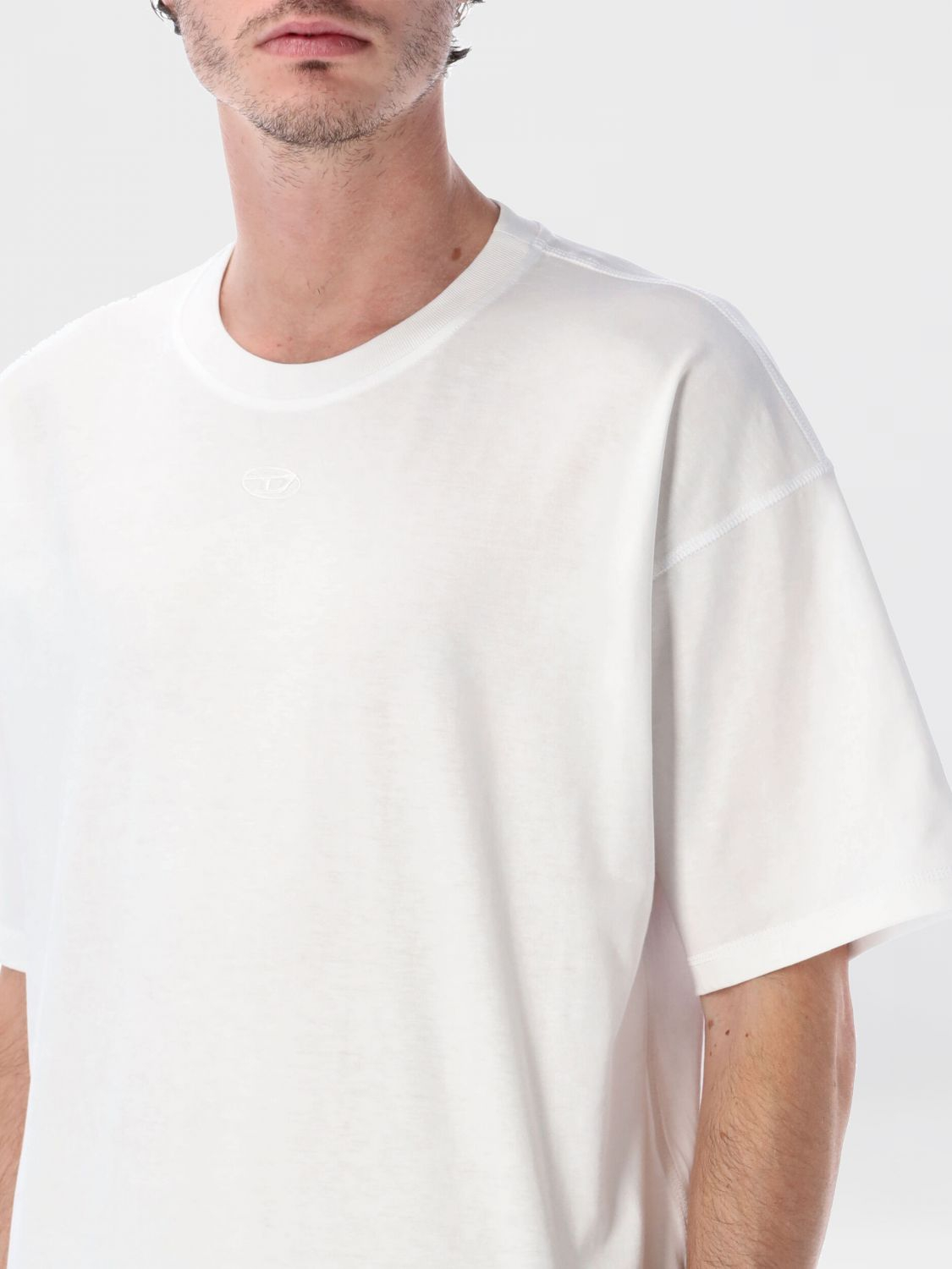 [Diesel] T-shirts Short Sleeve SS26 A215620PLAT 100