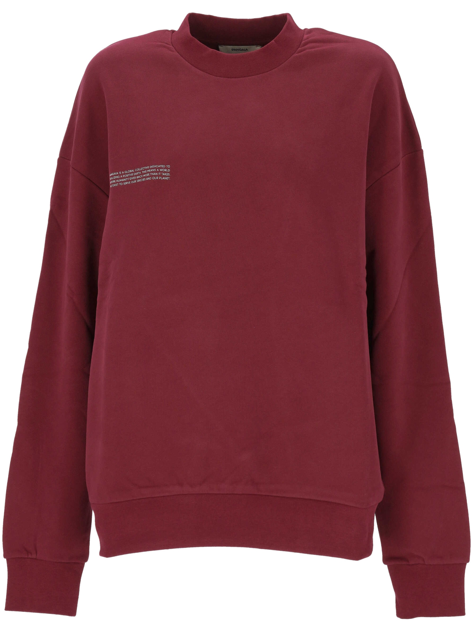 [PANGAIA] Sweatshirt FW25 10000183MILKYWAY MAROON