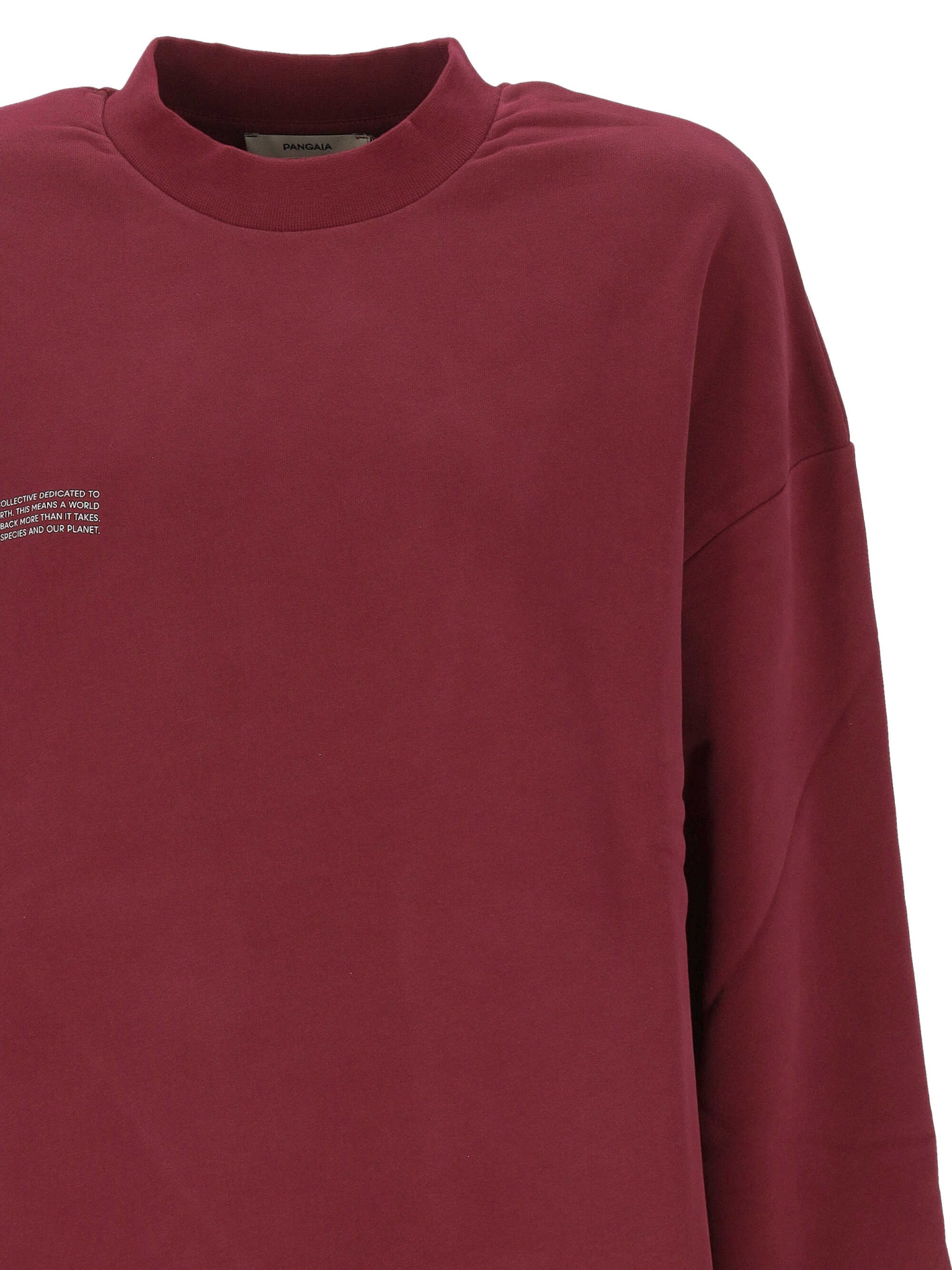[PANGAIA] Sweatshirt FW25 10000183MILKYWAY MAROON