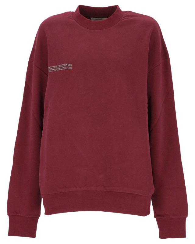 [PANGAIA] Sweatshirt FW25 10000183MILKYWAY MAROON