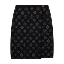 [Casablanca] Midi skirt FW25 AW25KW107601BLACK