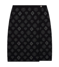 [Casablanca] Midi skirt FW25 AW25KW107601BLACK