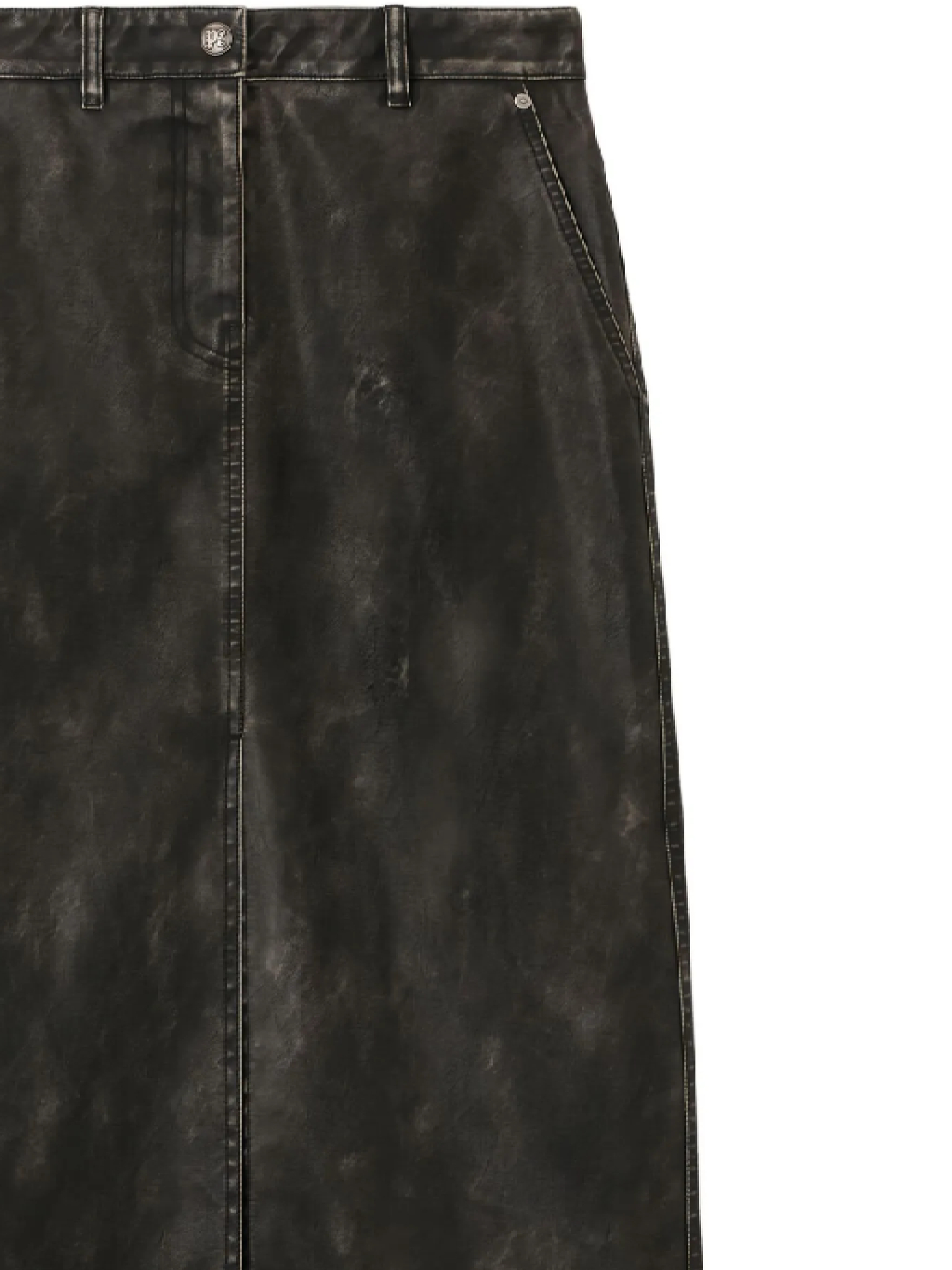 [Palm Angels] Midi skirt FW25 PWJC014F25FAB0010710
