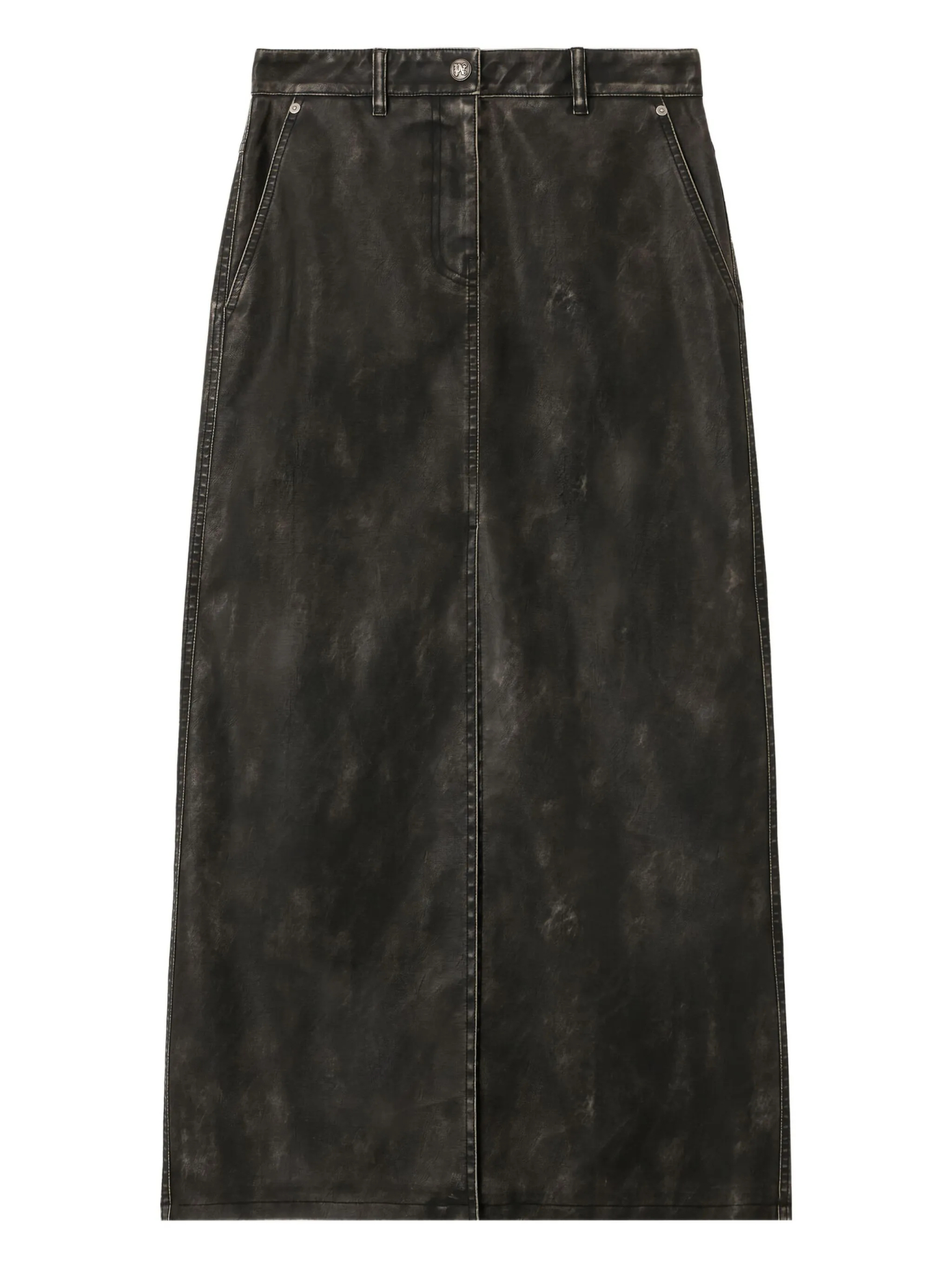 [Palm Angels] Midi skirt FW25 PWJC014F25FAB0010710