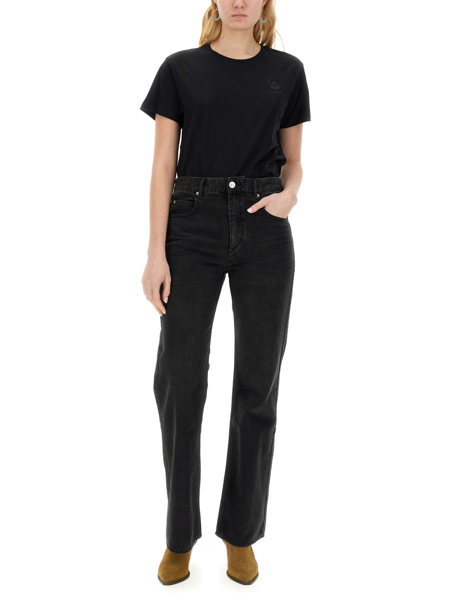 [Marant Etoile] T-shirts Short Sleeve FW26 TS0070FA_A1N98E01BK