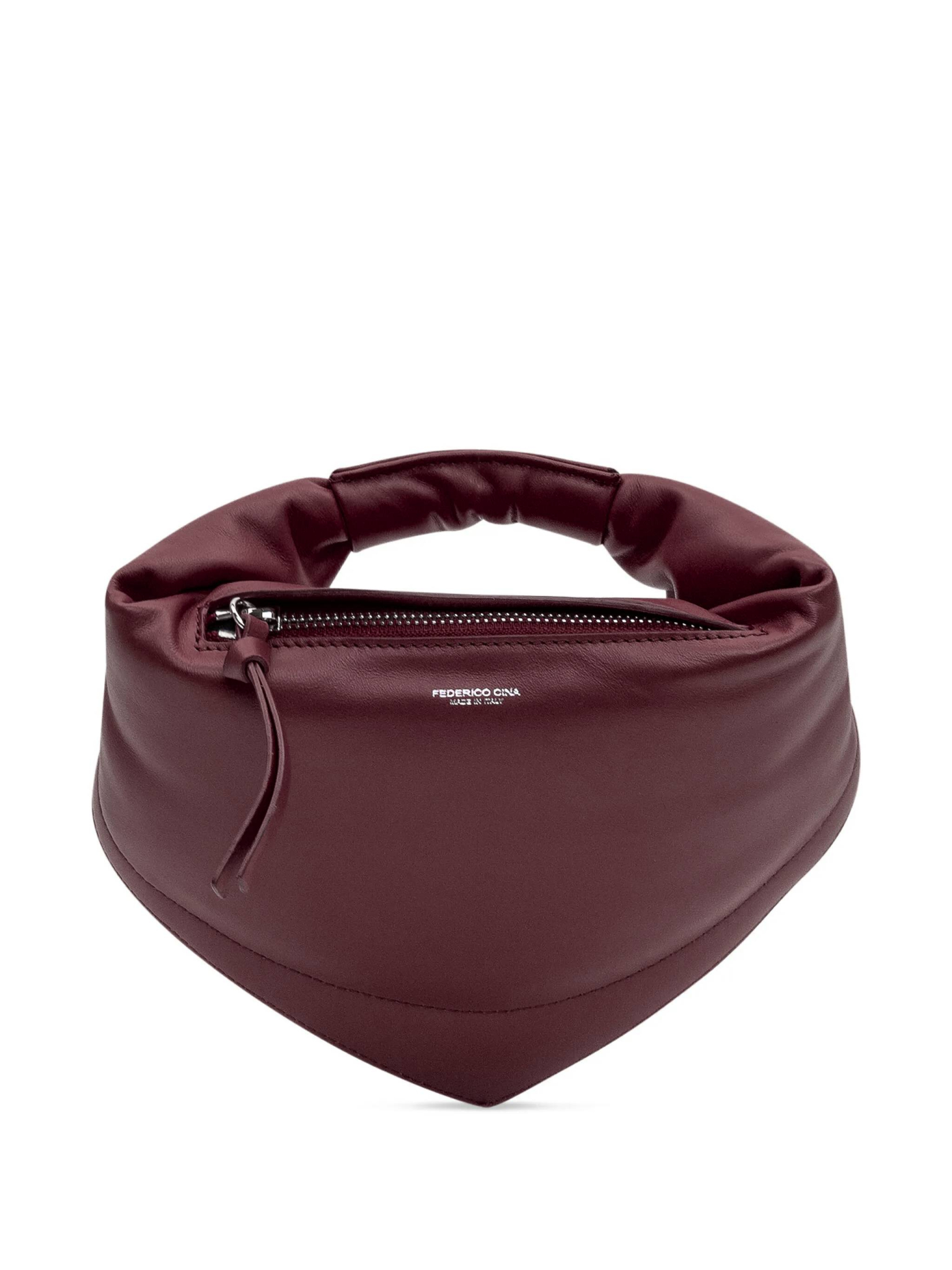[Federico Cina] Tote bag SS26 FCCOMTB0101BURGUNDY