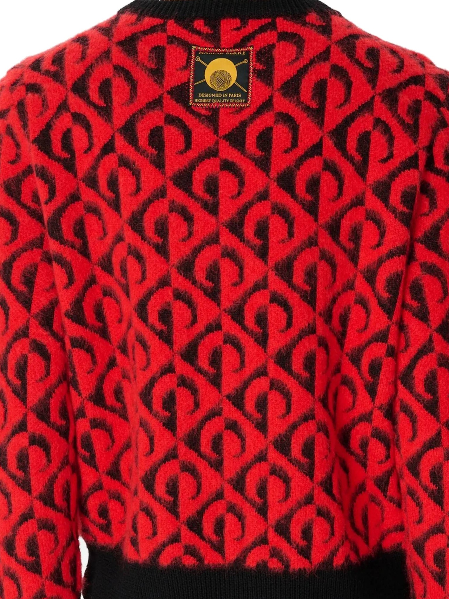 [MARINE SERRE] Knitwear FW25 MTK004ACKNI0539BK97
