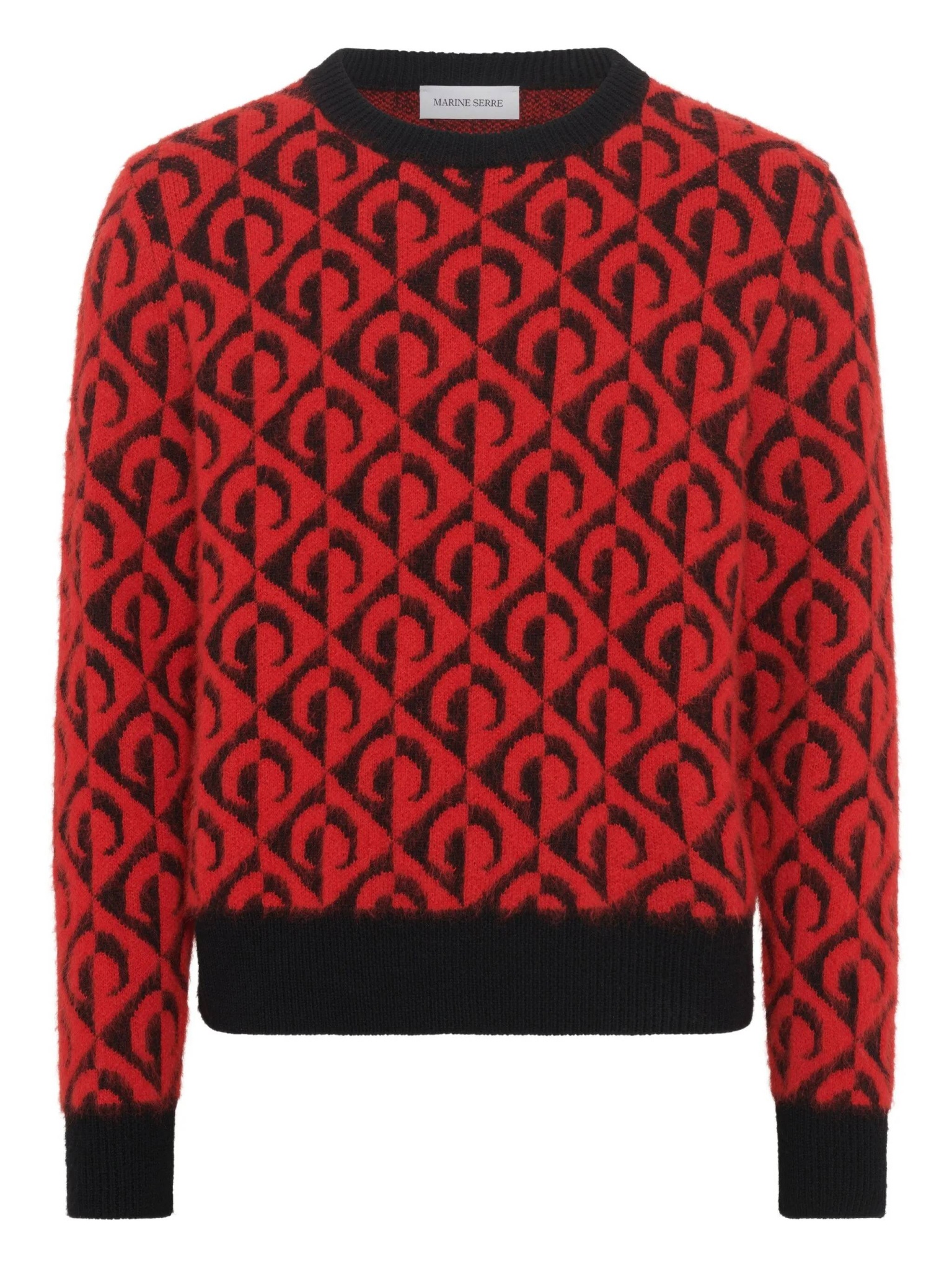 [MARINE SERRE] Knitwear FW25 MTK004ACKNI0539BK97