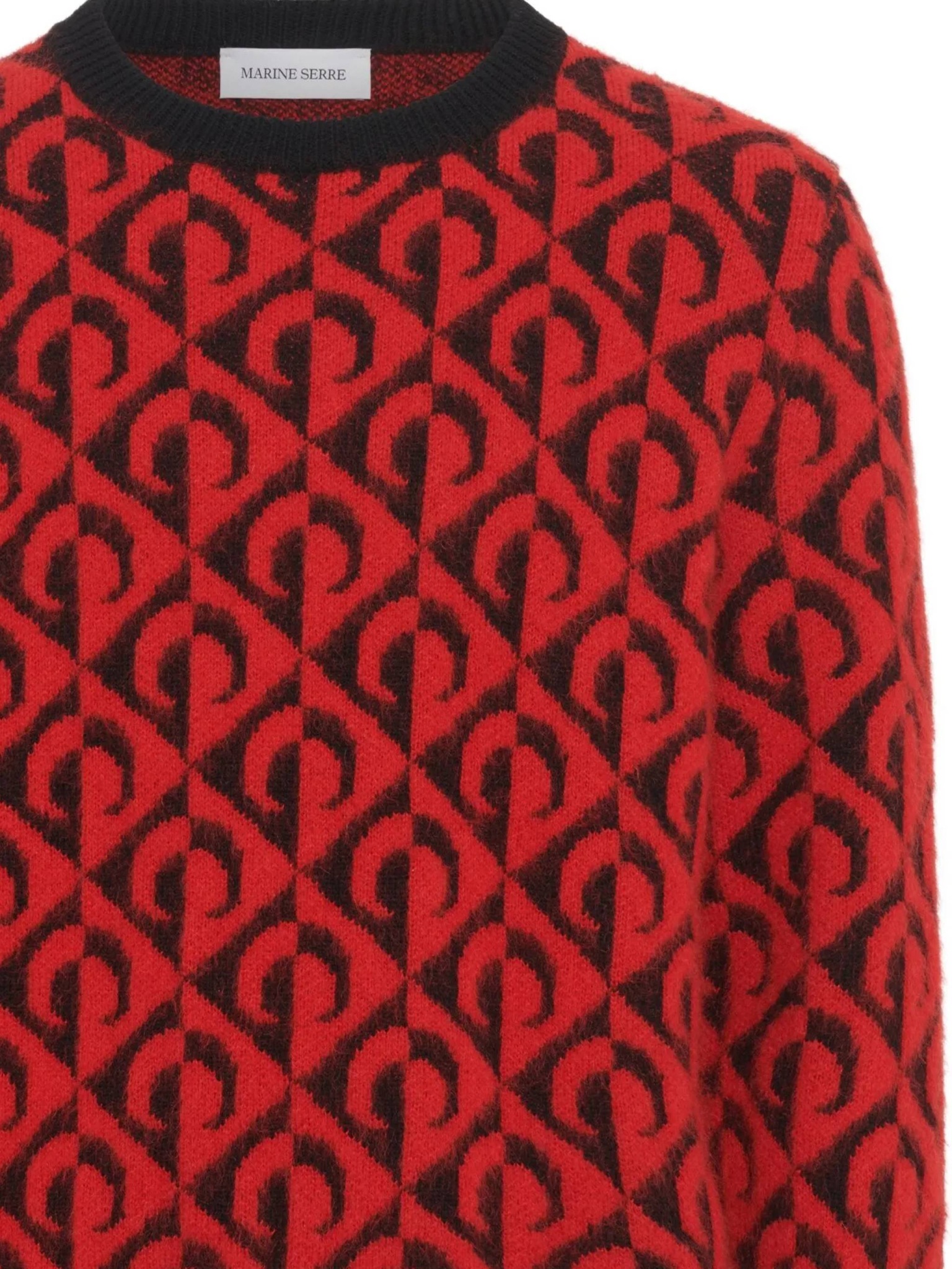 [MARINE SERRE] Knitwear FW25 MTK004ACKNI0539BK97