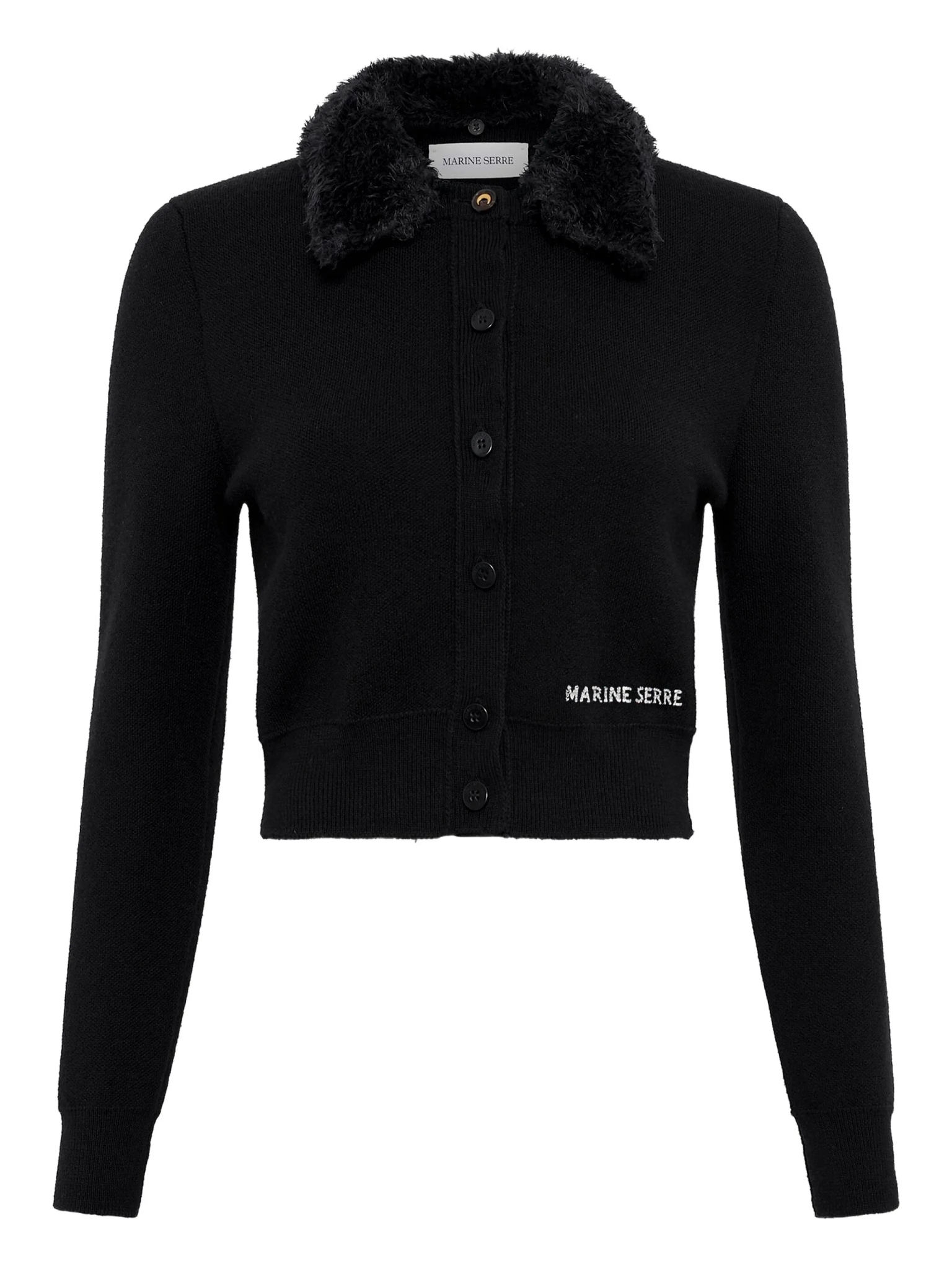 [MARINE SERRE] Knitwear FW25 WTK082ACKNI0033BK99