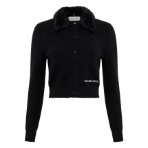 [MARINE SERRE] Knitwear FW25 WTK082ACKNI0033BK99