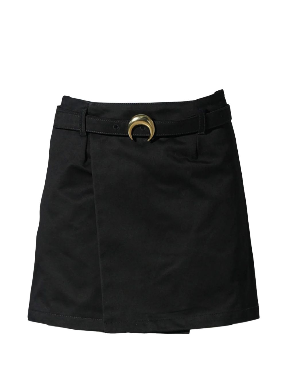 [MARINE SERRE] Mini skirt FW25 WSK115ACWOV0070BK99