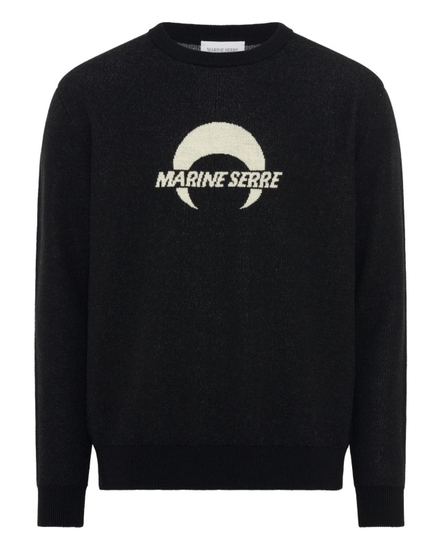 [MARINE SERRE] Knitwear FW25 UTK006ACKNI0033BK99