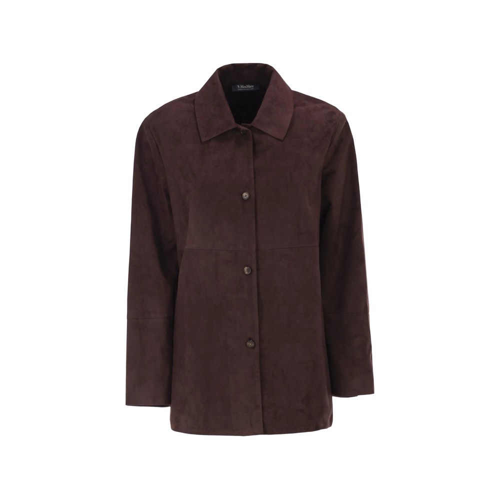 [S Max Mara] Leather Jacket FW26 SMMGOCCE 006F 003