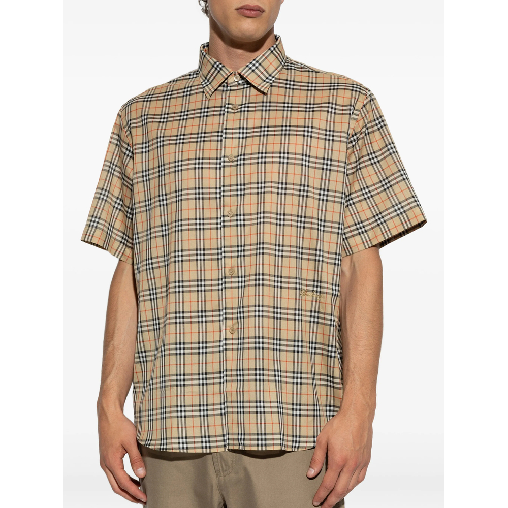 [Burberry] Shirts Short Sleeve FW26 8130243 RADMAR CHK B9368