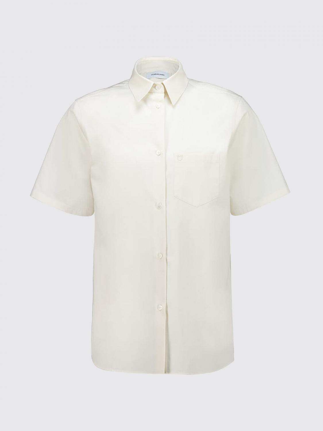 [Ferragamo] Shirt SS26 13I066 791702 001