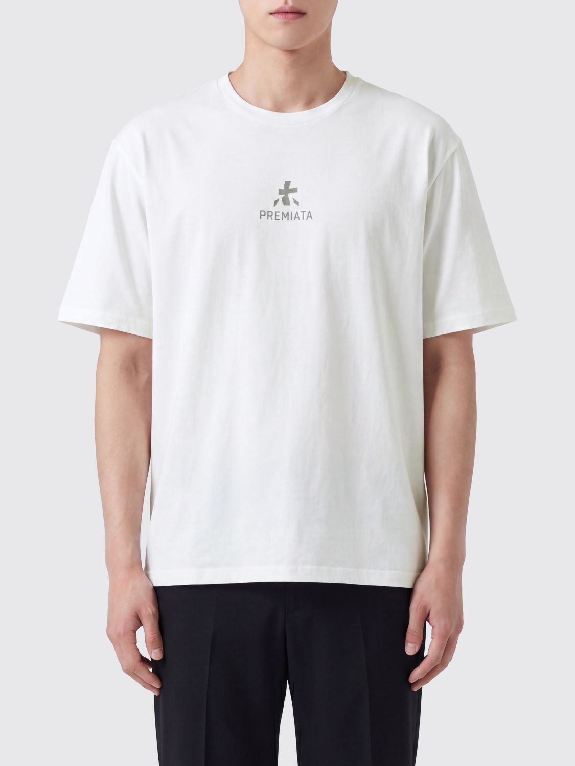 [Premiata] T-shirts Short Sleeve SS26 PA01017 WHITE