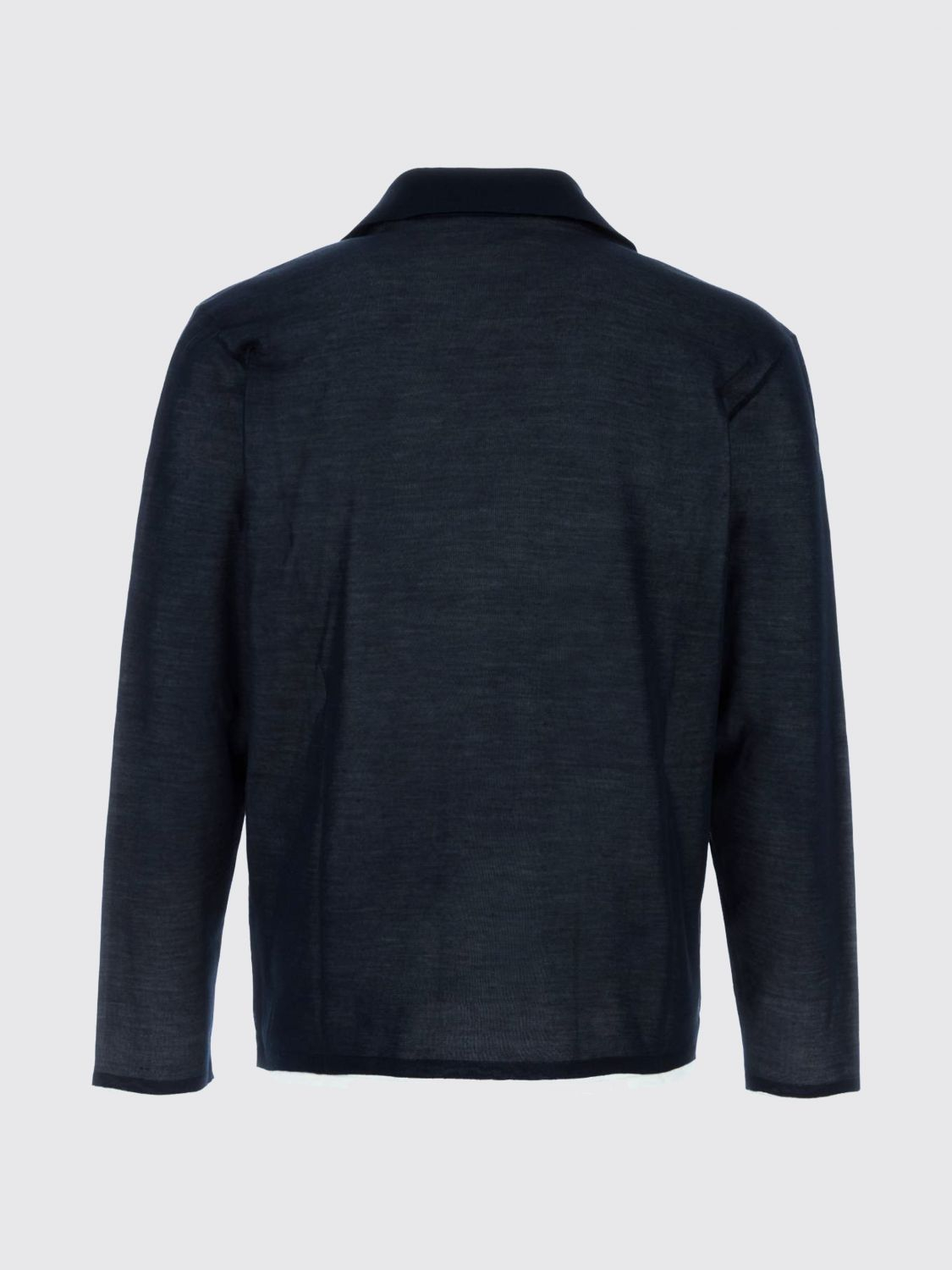 [Ferragamo] T-shirts Long Sleeve SS26 145399 793168 NAVYWHITE