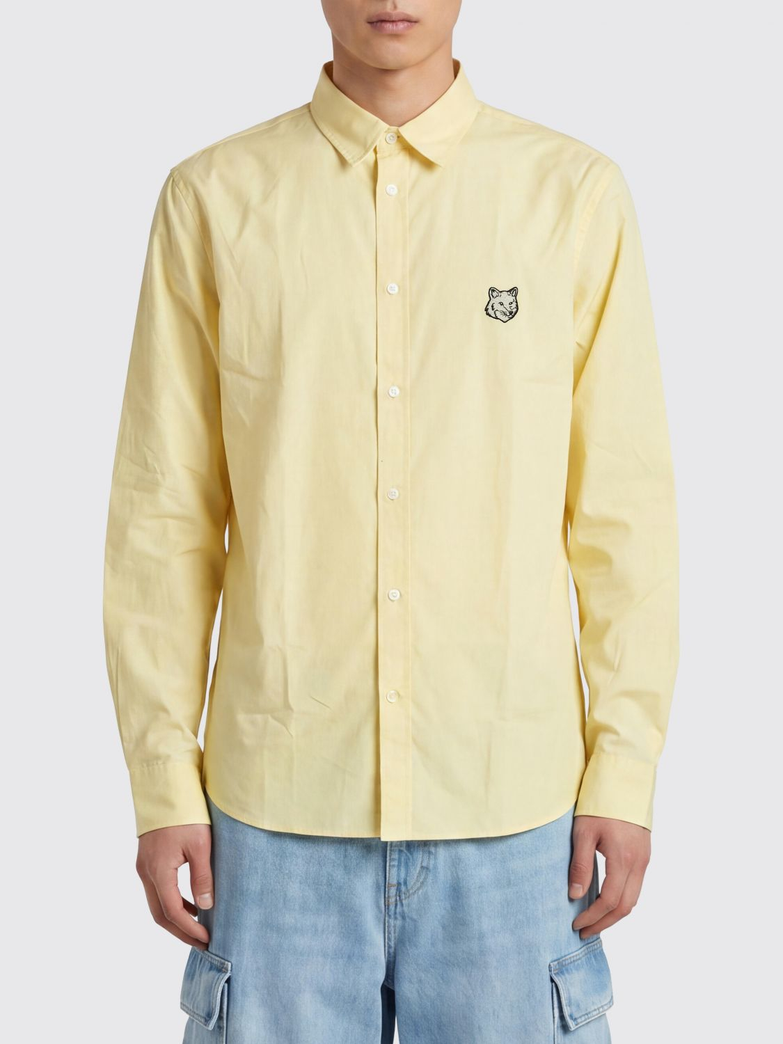[MAISON KITSUNE] Shirts Long Sleeve SS26 QM00421WC5089 0425