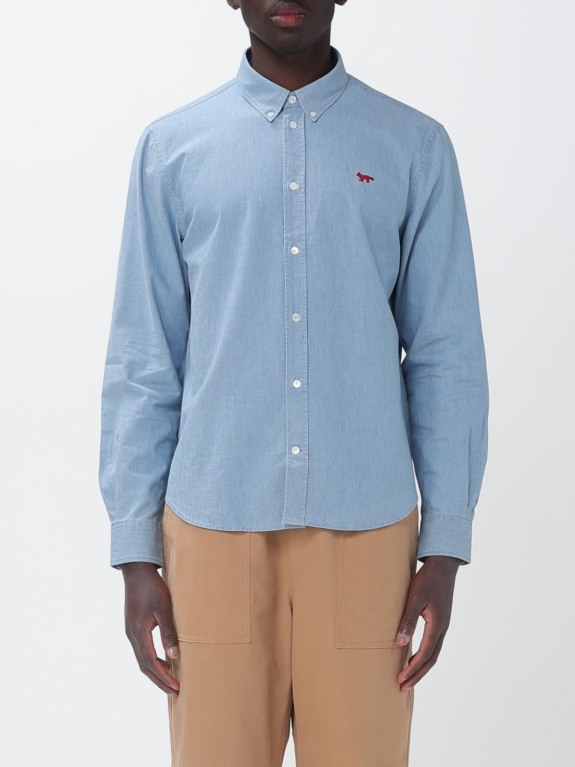 [MAISON KITSUNE] Shirts Long Sleeve SS26 QM00426WC5006 0434