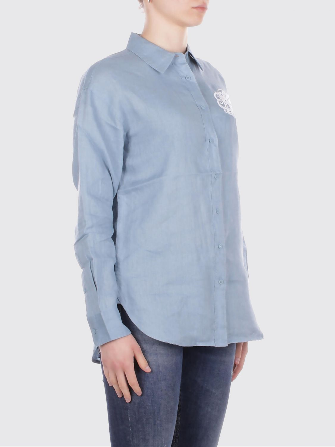 [LAUREN RALPH LAUREN] Shirts Long Sleeve SS26 200P08913 001