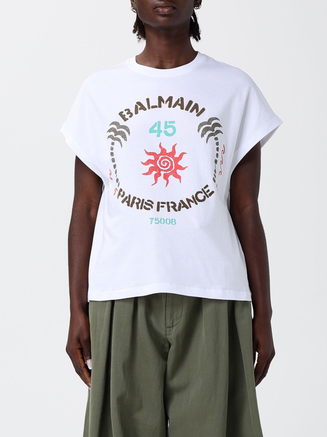 [Balmain] T-shirts Short Sleeve SS26 GF0EG064BD56 GSR