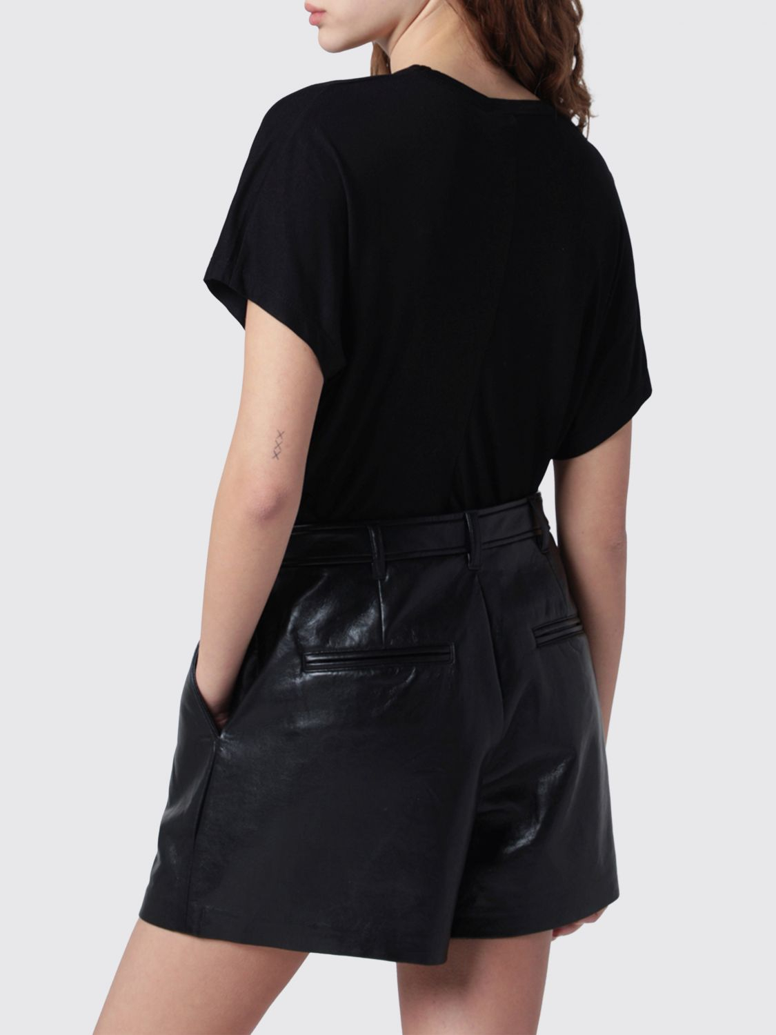 [Anine Bing] T-shirts Short Sleeve SS26 A0812002 BLK26
