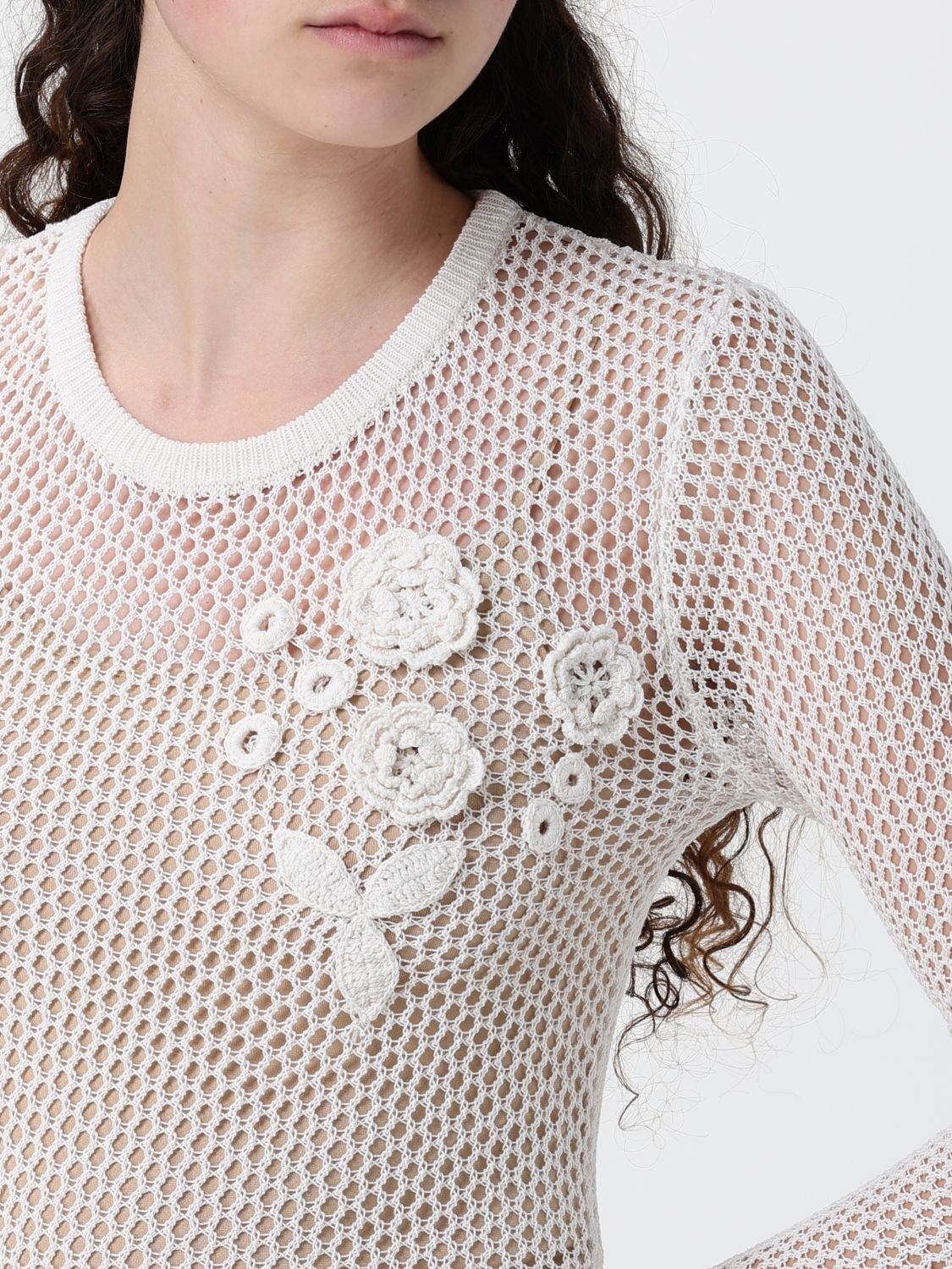 [GANNI] T-shirts Long Sleeve SS26 A1070231 135
