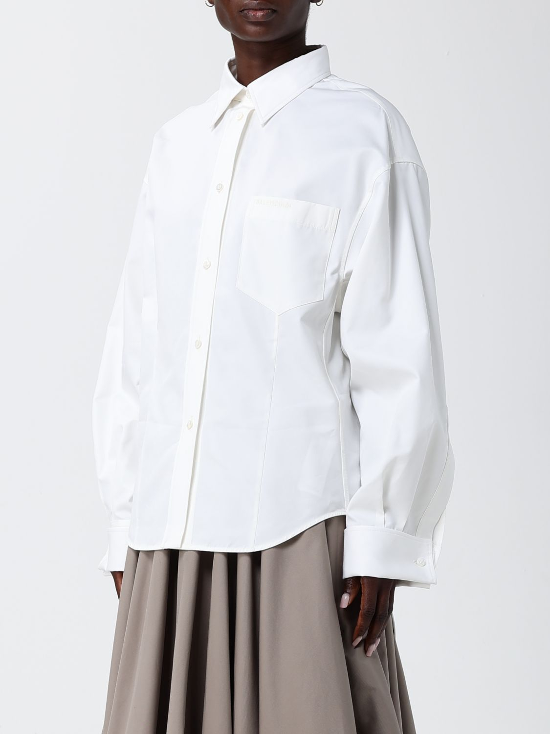 [Balenciaga] Shirts Long Sleeve SS26 872318TUM18 9000