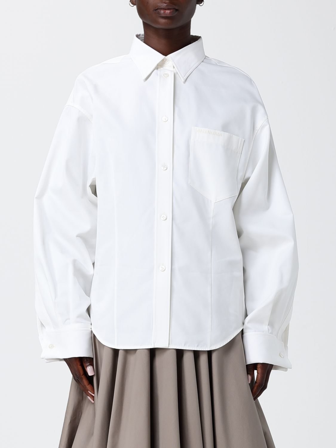 [Balenciaga] Shirts Long Sleeve SS26 872318TUM18 9000