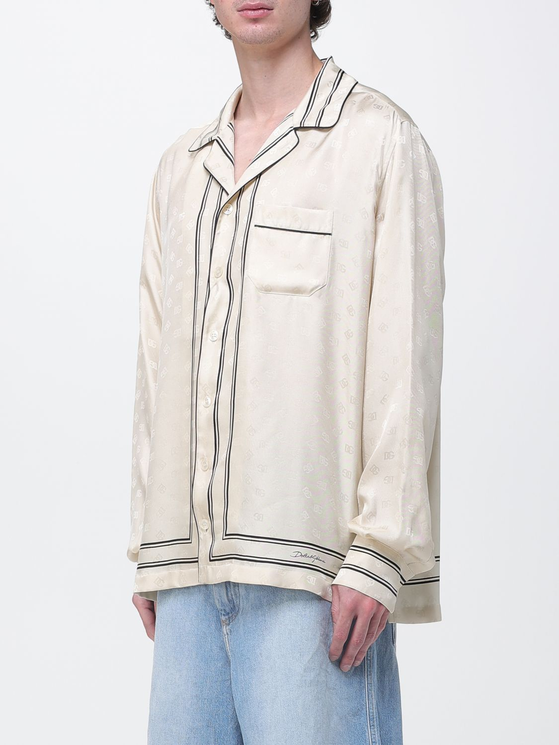 [Dolce & Gabbana] Shirts Long Sleeve SS26 G5IF1THI11S HA5WH