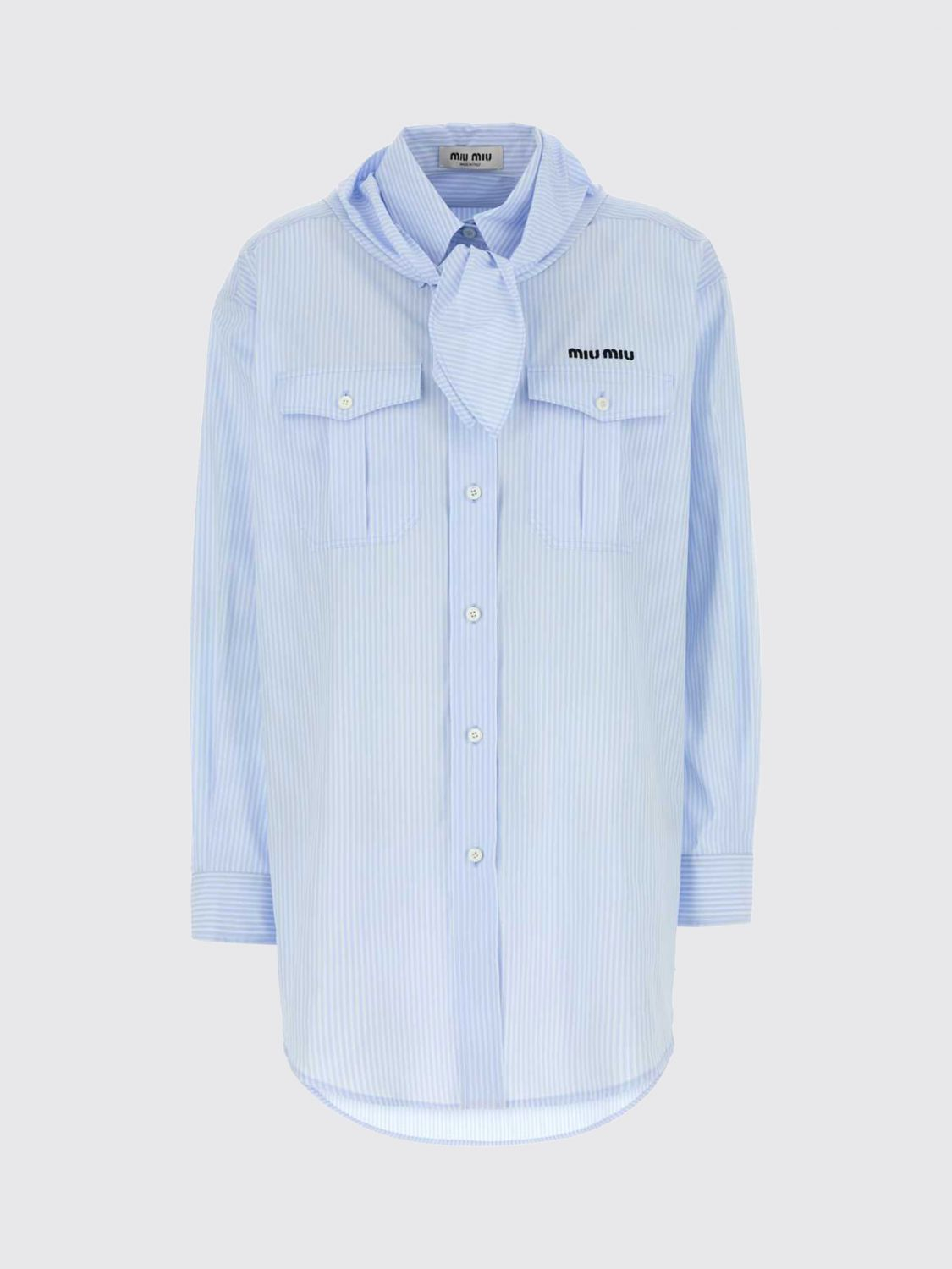 [Miu Miu] Shirts Long Sleeve SS26 MK1918SOOO173Y F0012