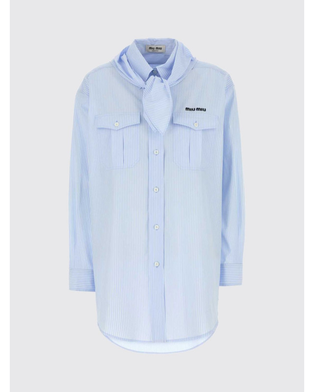 [Miu Miu] Shirts Long Sleeve SS26 MK1918SOOO173Y F0012
