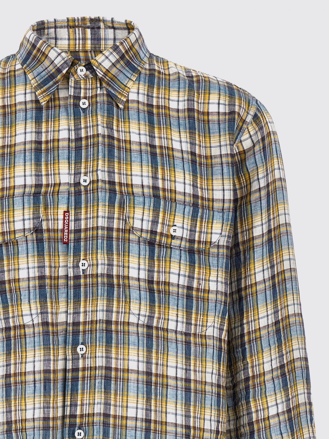 [Dsquared2] Shirts Long Sleeve SS26 S74DM1006D35423 001F